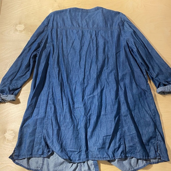 Ellos Denim Blue Women's Dress 1X (22/24) (ND) - Picture 7 of 7